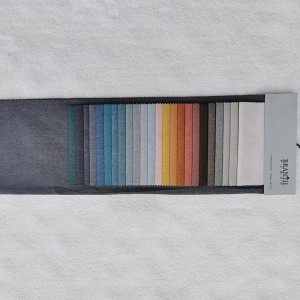 Tessuto in cotone e lino colorante BNT1835