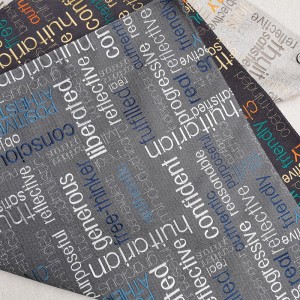 Tessuto in lino in cotone ricamato BNT6863